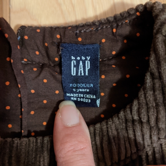 GAP brown cordaroy dress - Picture 3 of 4